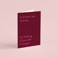 Thinking of You Mini Card