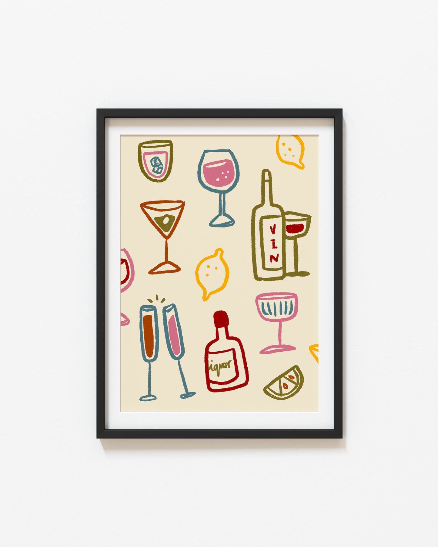 Drinking Glasses Poster