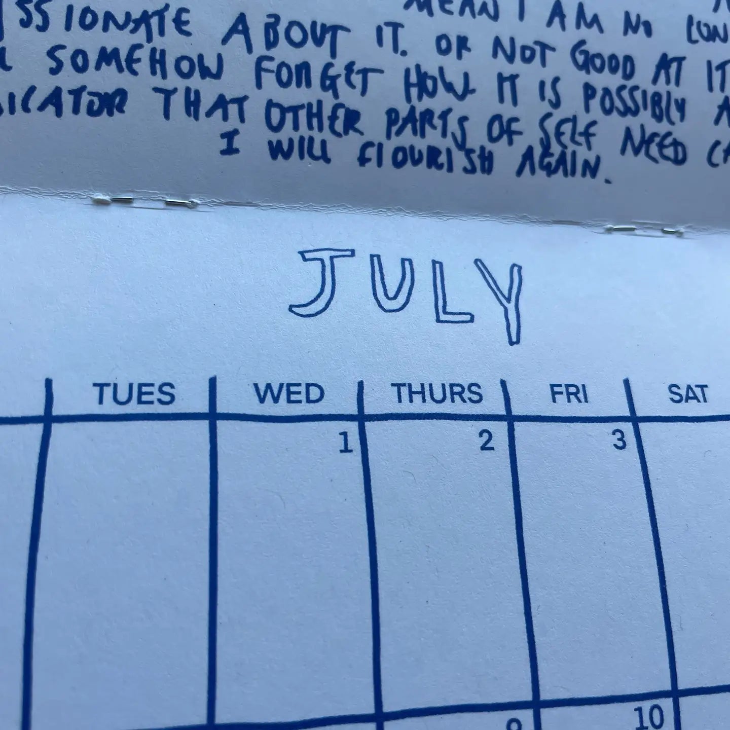 2026 Small Reminders Calendar