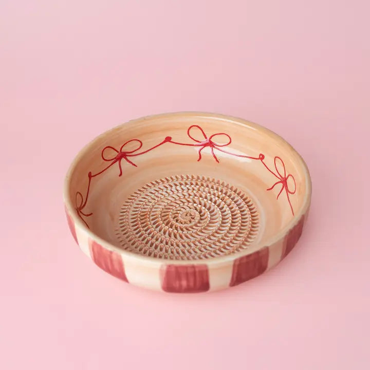 Large Ceramic Grater Bowl