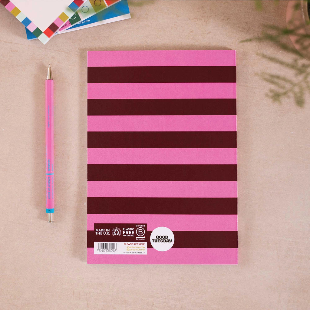 Hot Pink Bloom Notebook