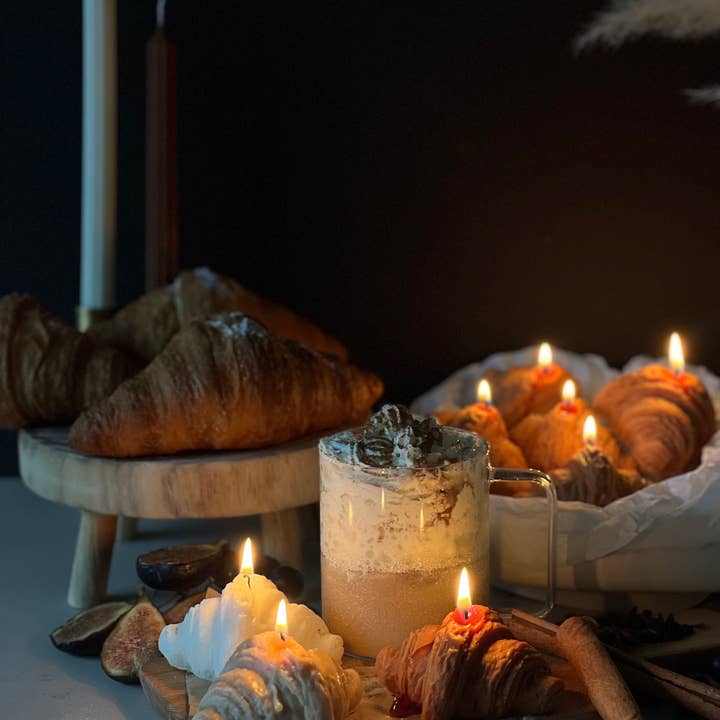 Croissant Shaped Soy Candle