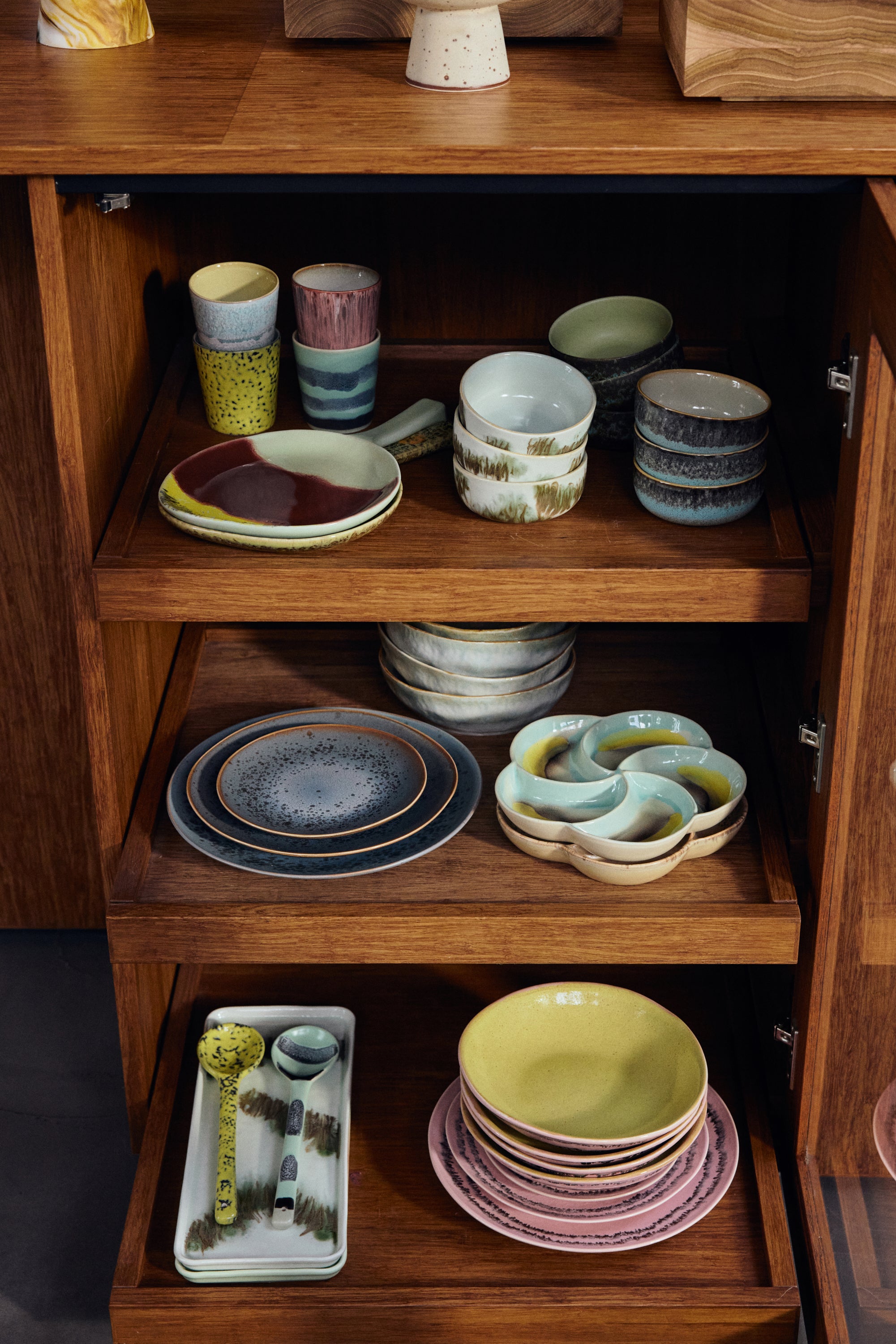 HKLIVING 70s Ceramics Serving Spoons