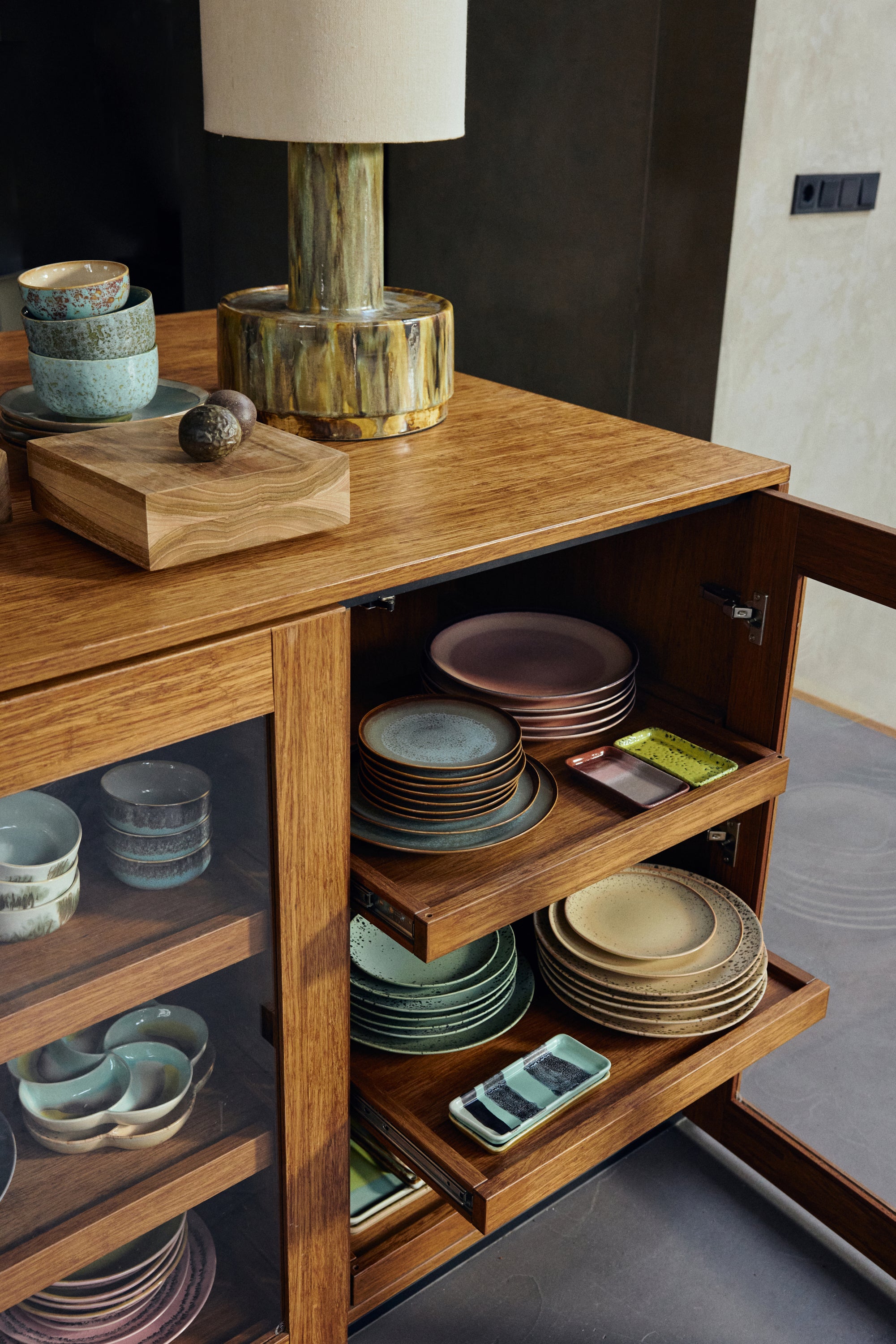 HKLIVING 70s Ceramics Small Dish - River