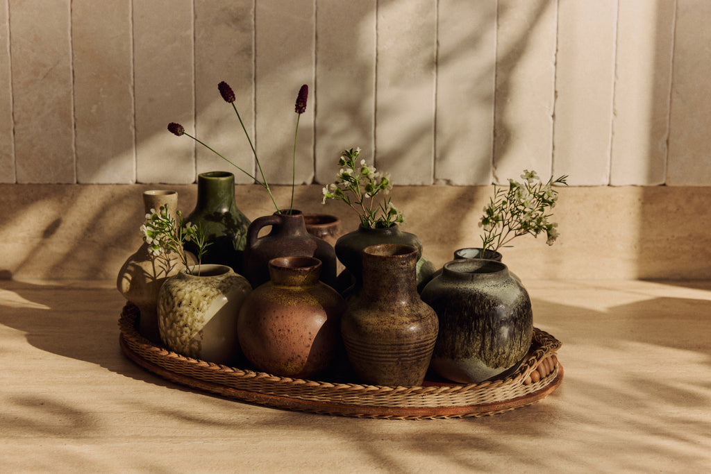 HKLIVING 70s Ceramics Set of 5 Vases - Pursuit