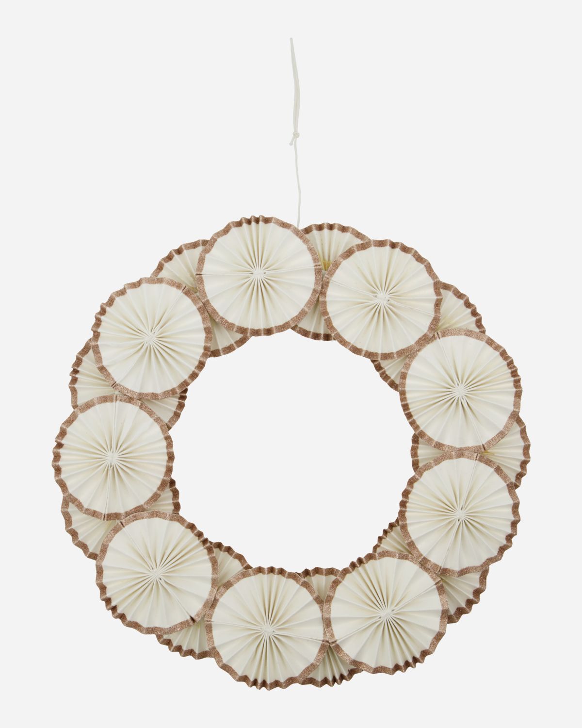 Rosette Christmas Wreath