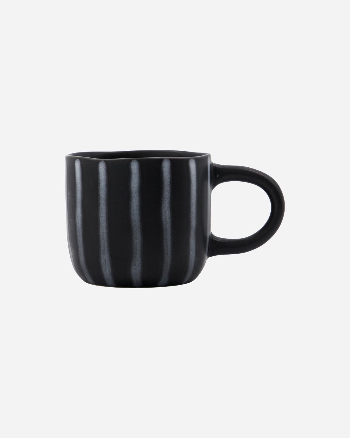 Line Mug - Black/Brown