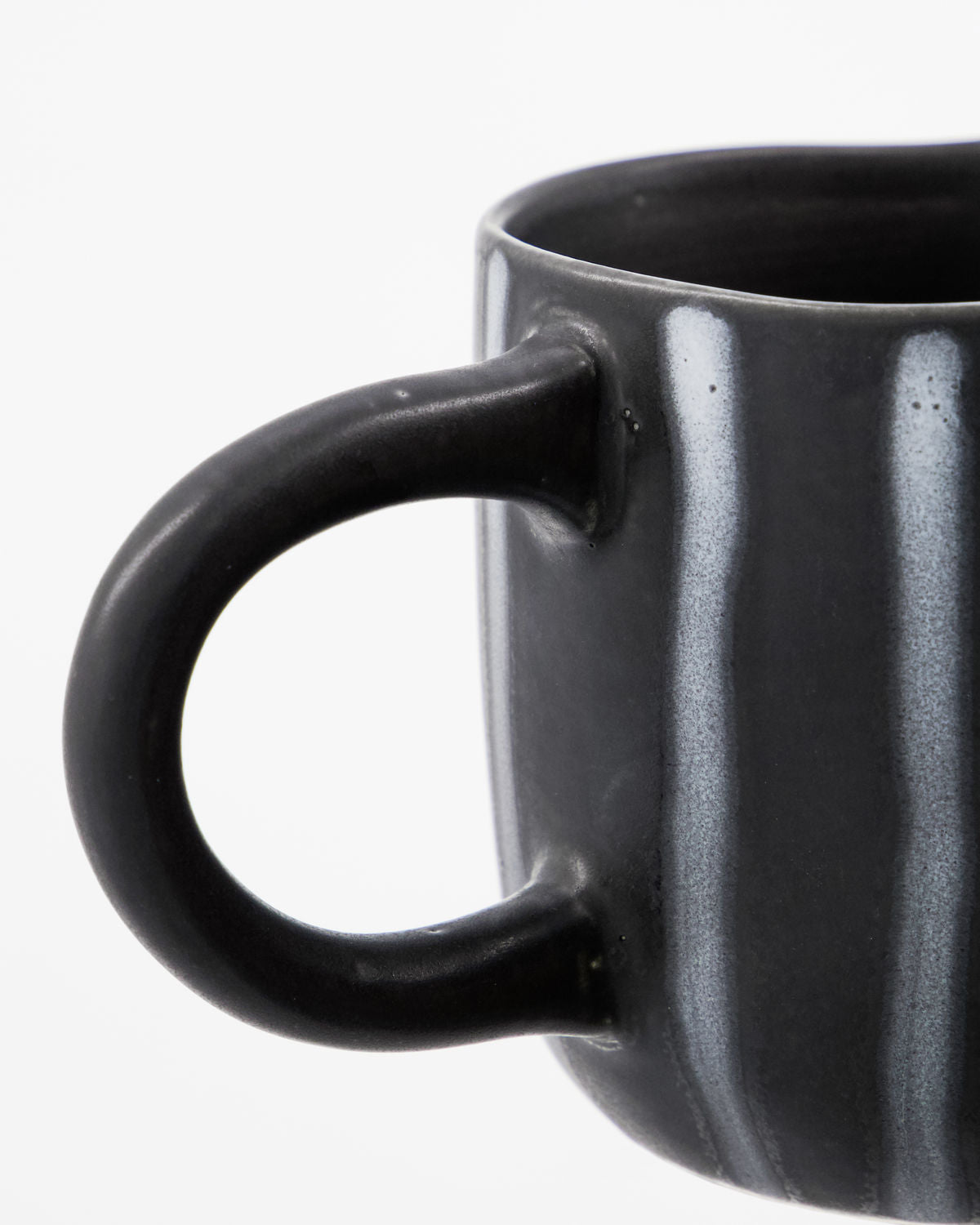 Line Mug - Black/Brown