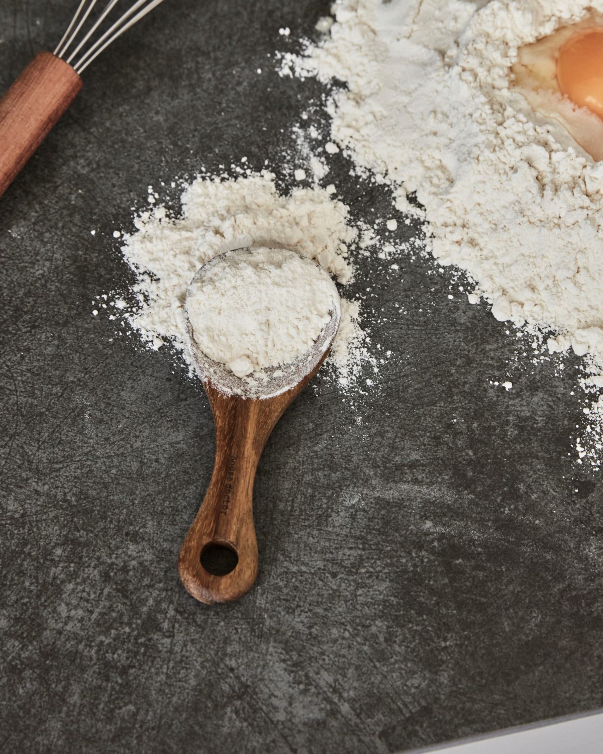 Small Wooden Scoop Spoon