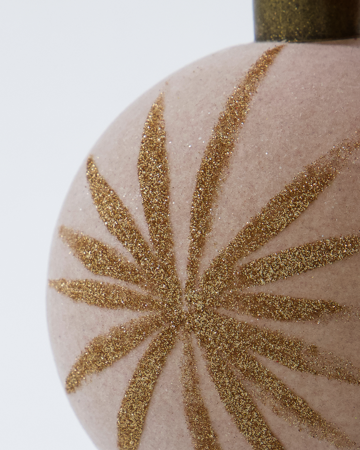 Rose & Gold Velvet Bauble