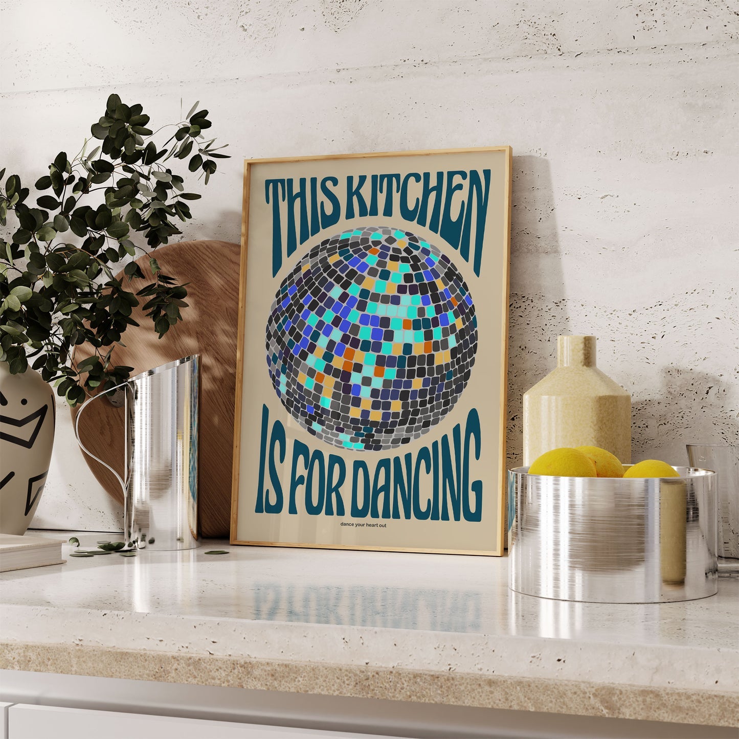 This Kitchen Is For Dancing Print