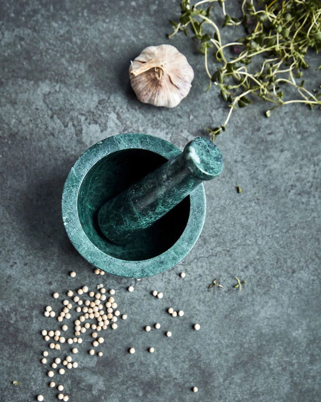 Green Pestle & Mortar