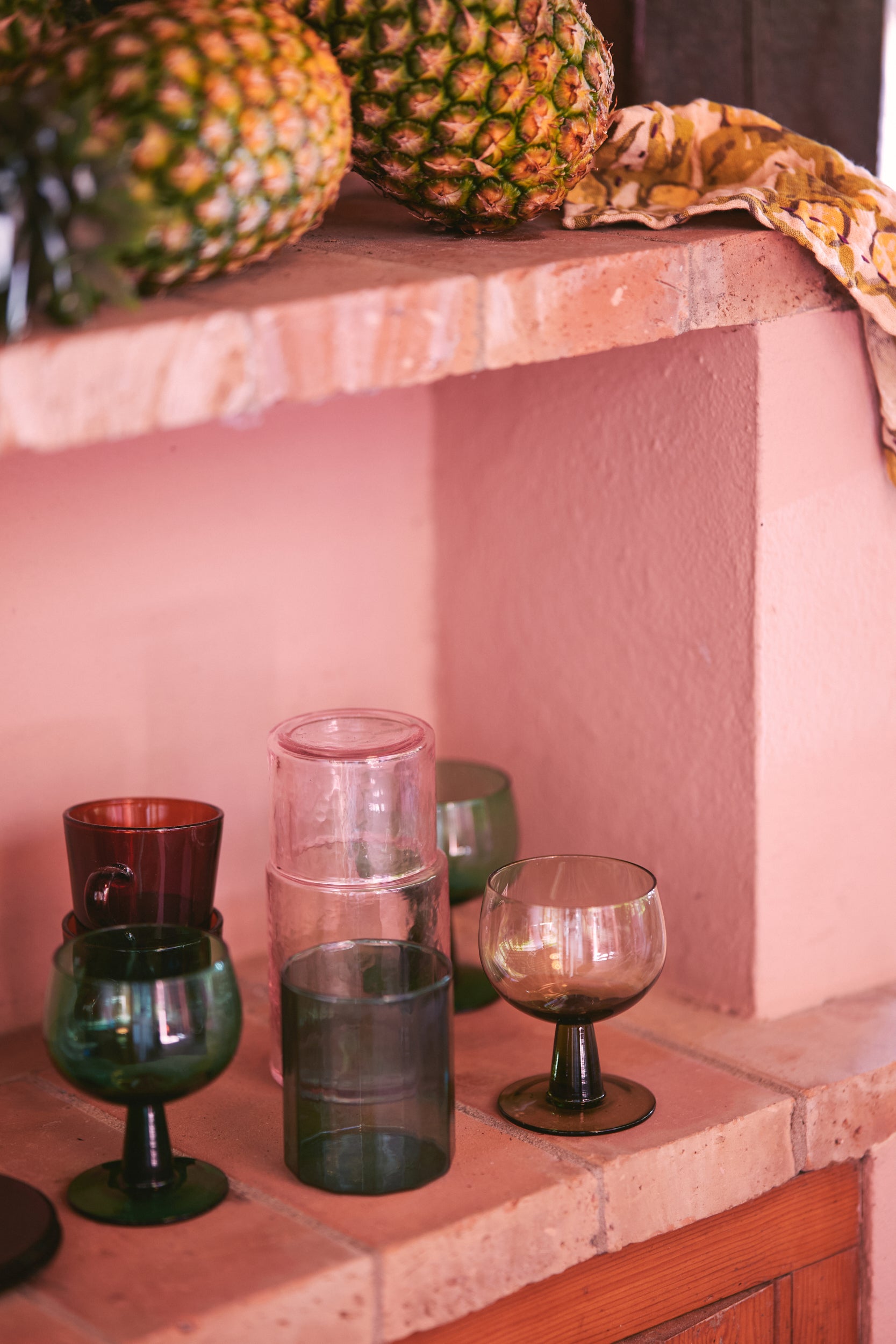 HKLIVING Tube Carafe - Blush