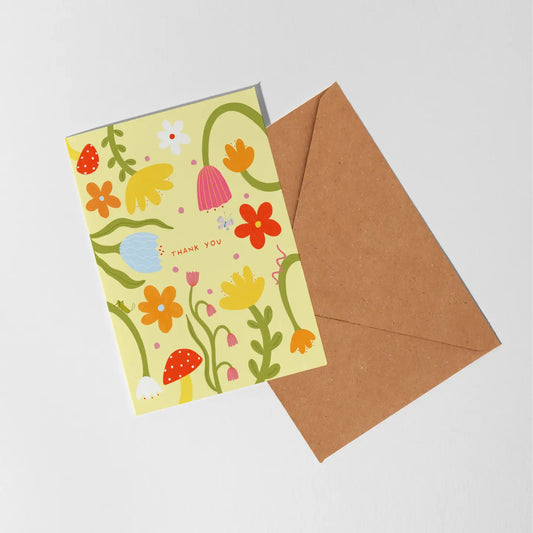 Thank You Flower Card