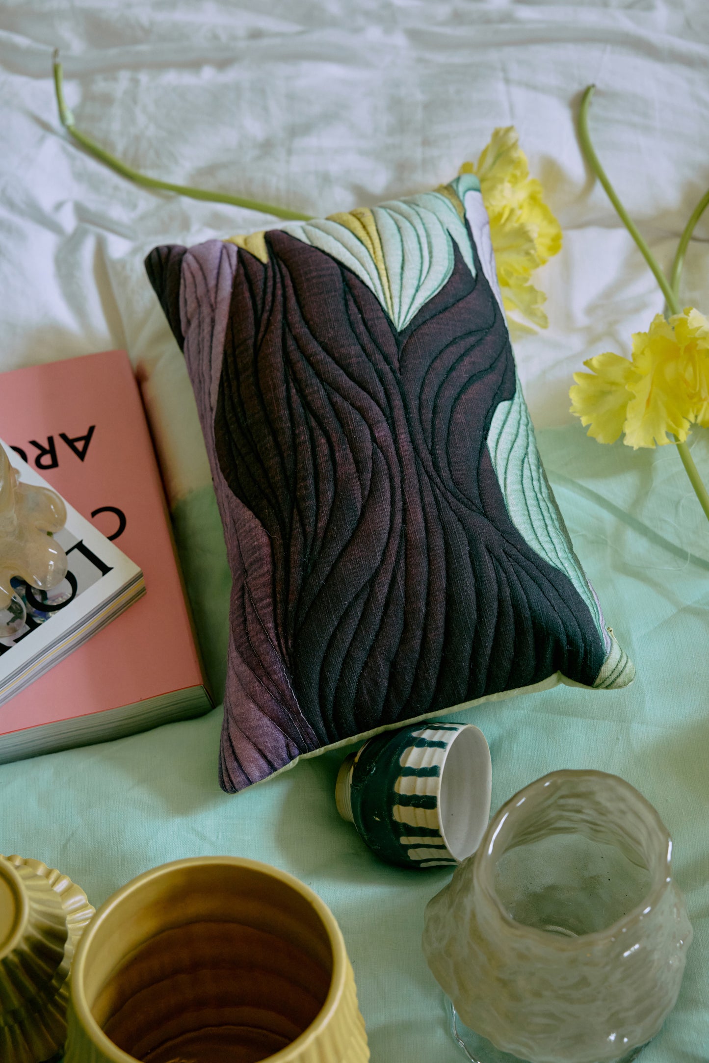 HKLIVING Cushion - Watercolours