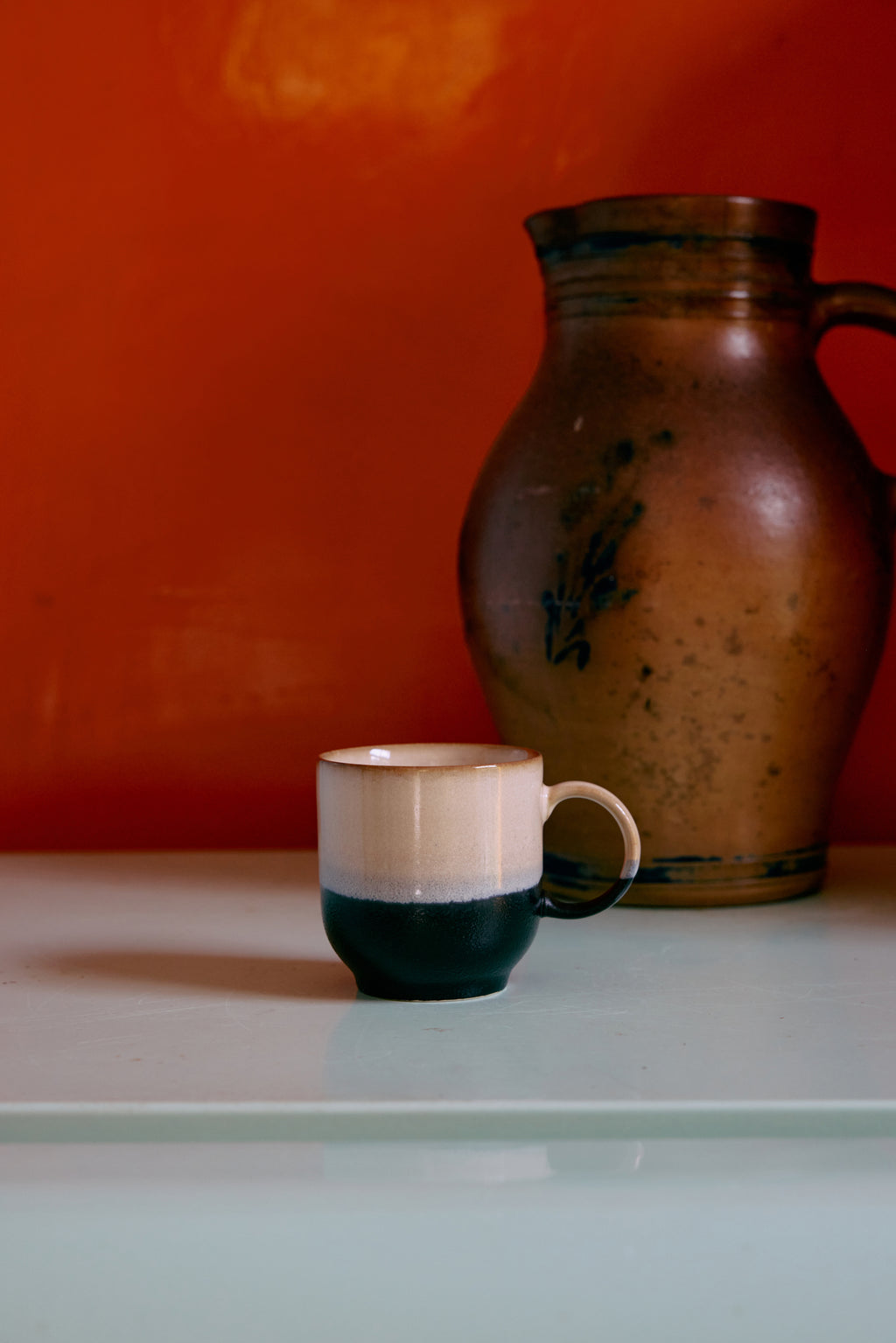 HKLIVING 70s Ceramics Cafe Mug Set - Abstract