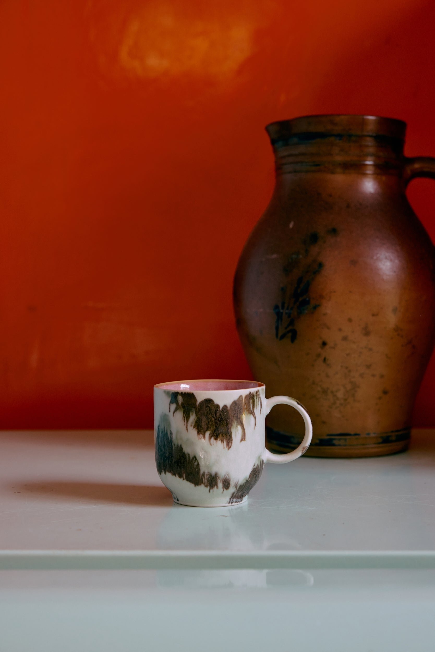 HKLIVING 70s Ceramics Cafe Mug Set - Abstract