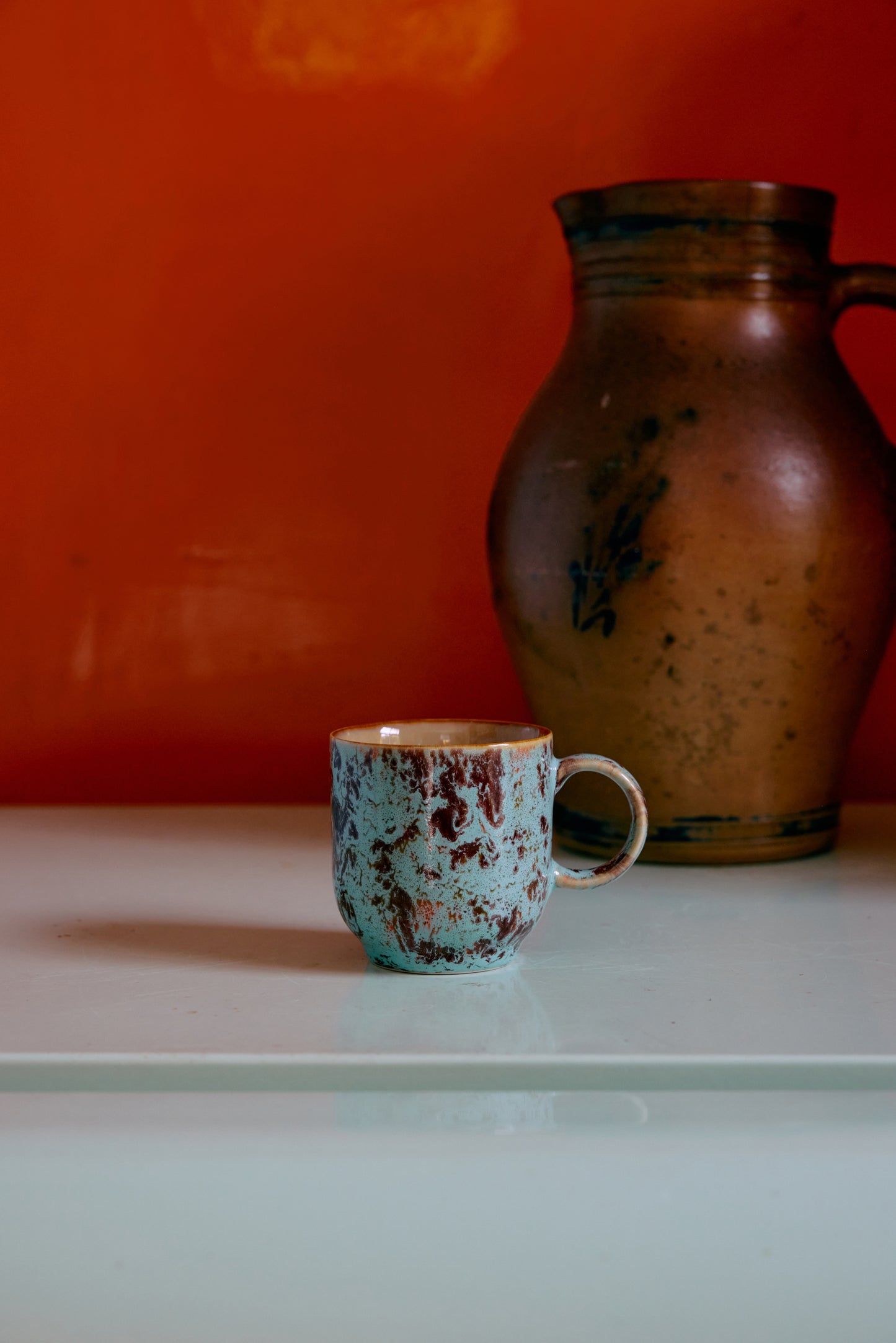 HKLIVING 70s Ceramics Cafe Mug Set - Abstract