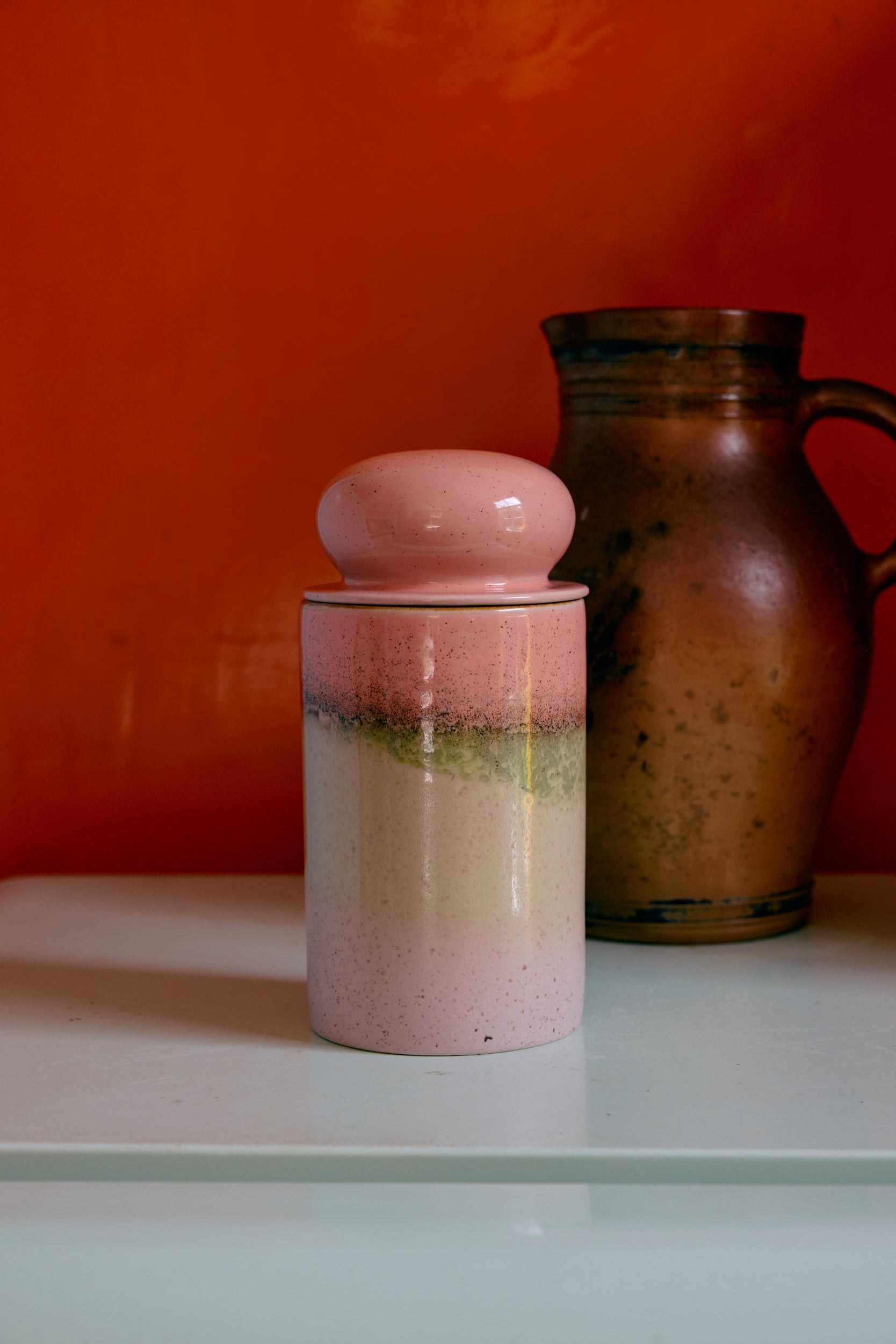 HKLIVING 70s Ceramics Storage Jar - Glaze