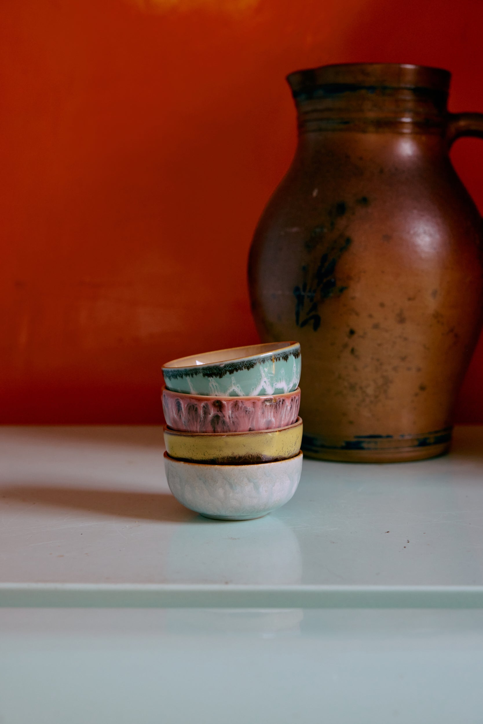 HKLIVING 70s Ceramics XS Bowls (Set of 4)  - Modernist