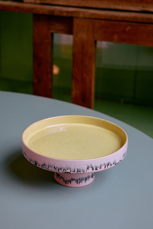 HKLIVING 70s Ceramics Bowl on Base - Bubble