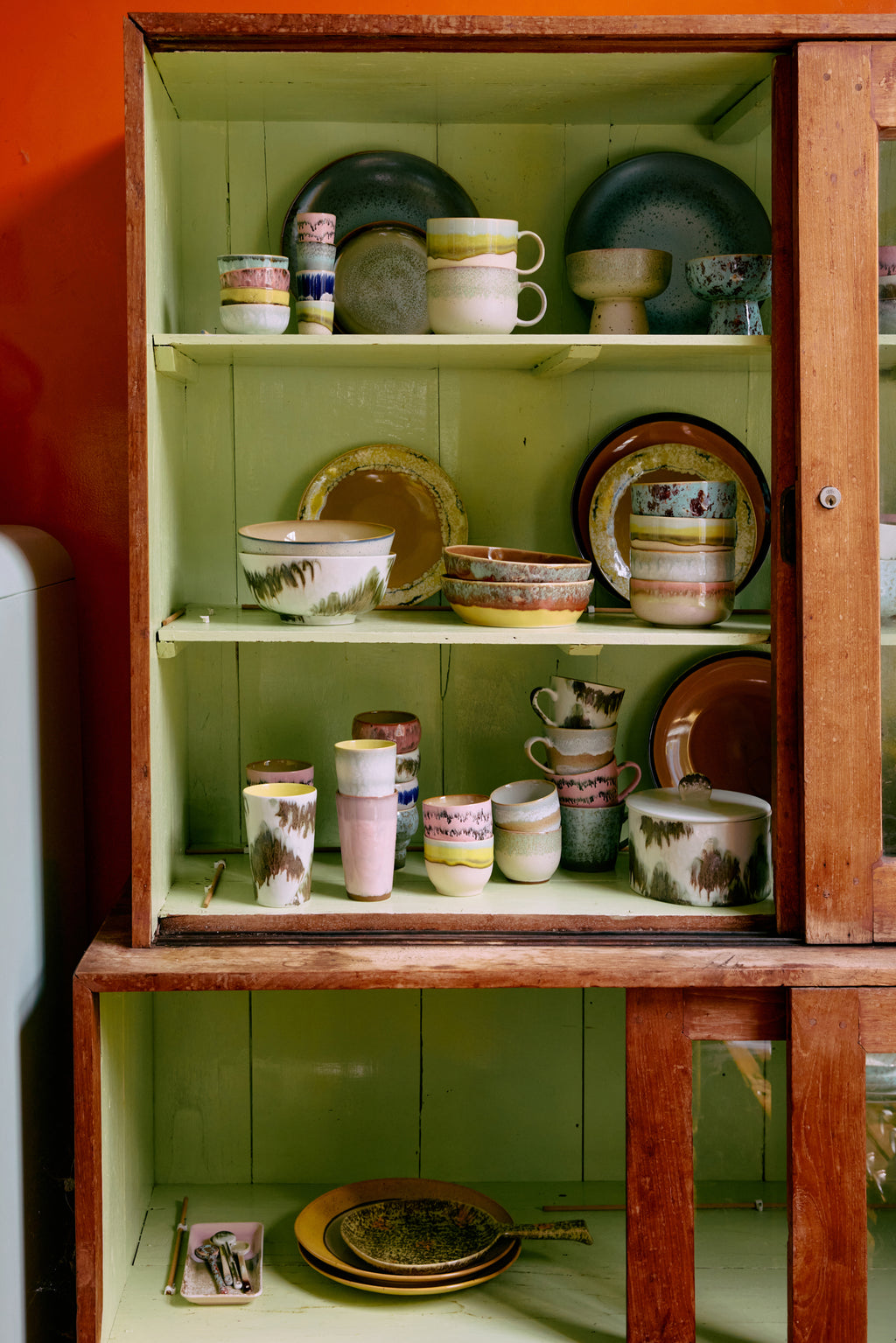 HKLIVING 70s Ceramics Cafe Cups Set of 4 - Deco