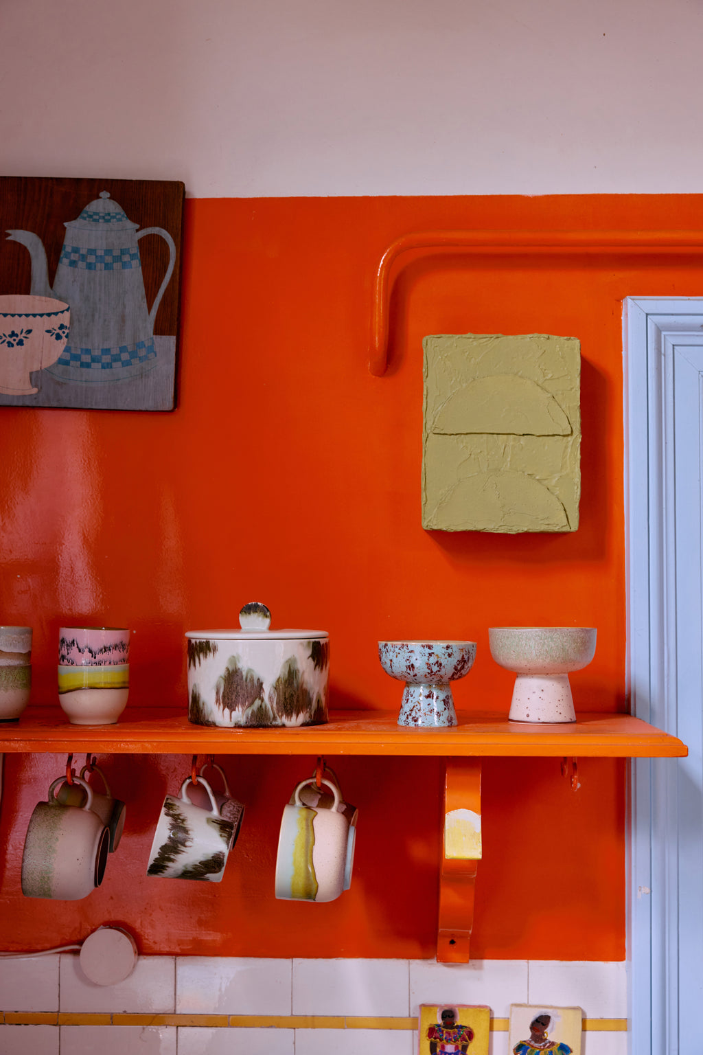 HKLIVING 70s Ceramics Cookie Jar - Tide