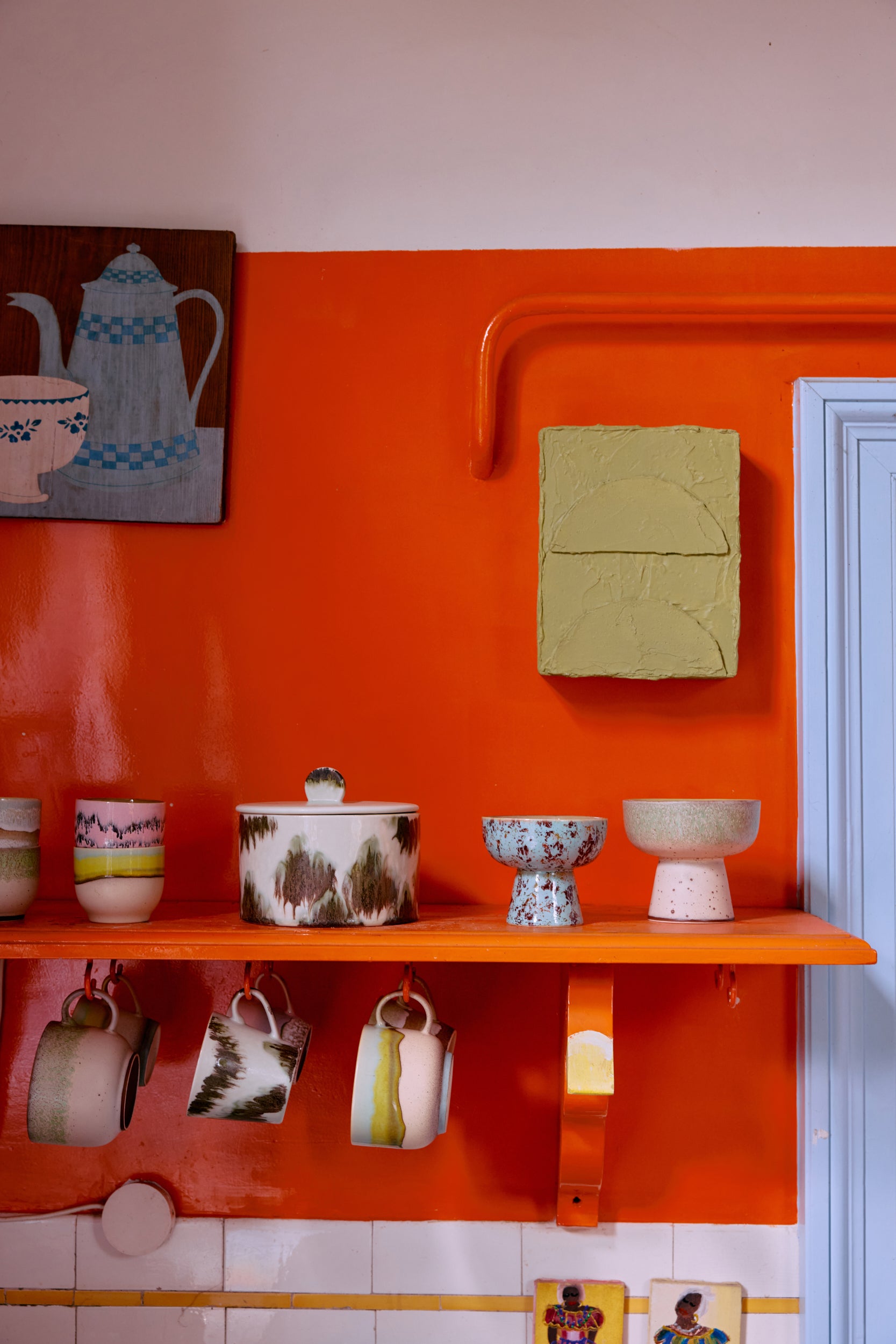 HKLIVING 70s Ceramics Cookie Jar - Tide