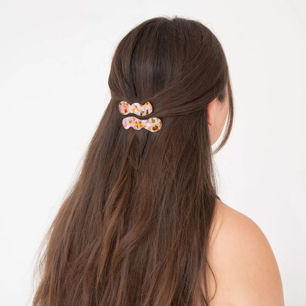 Speckled Hair Slides