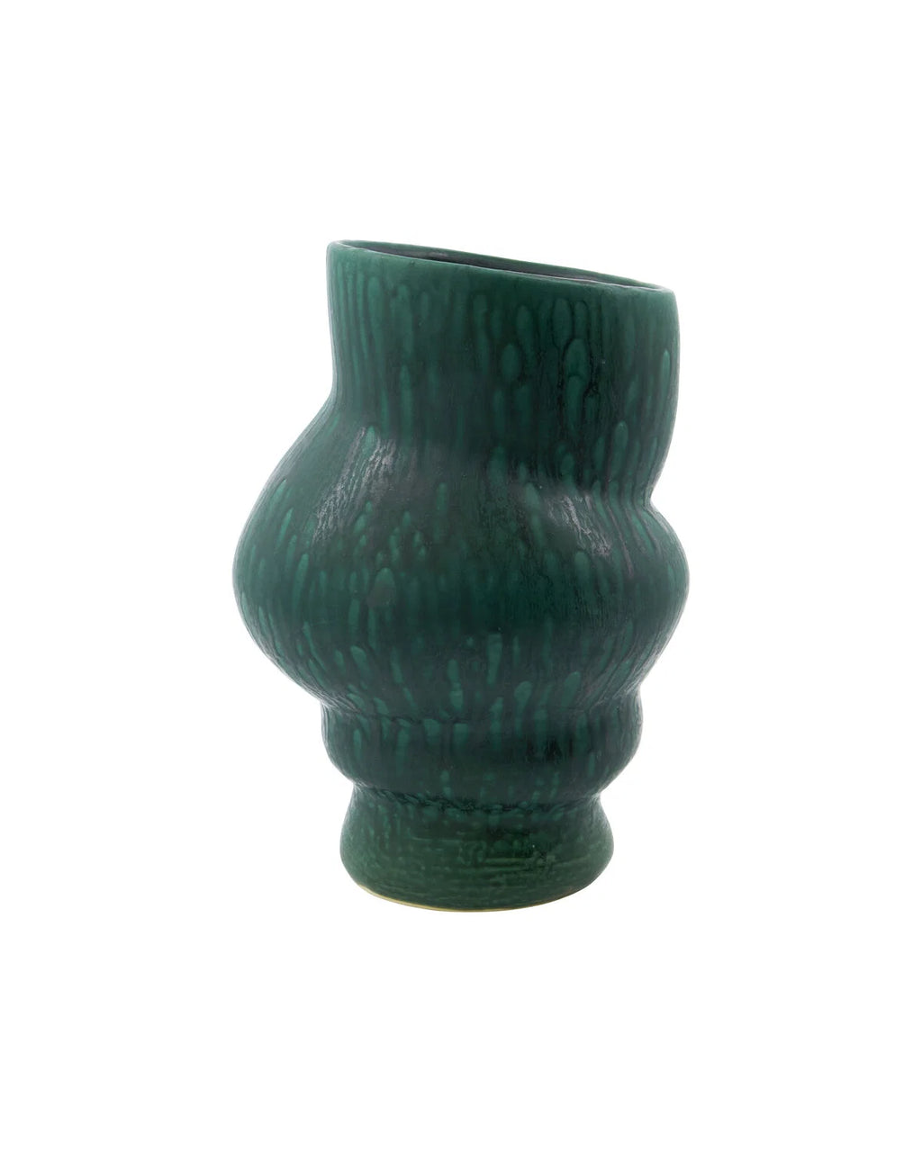 Green Disc Vase