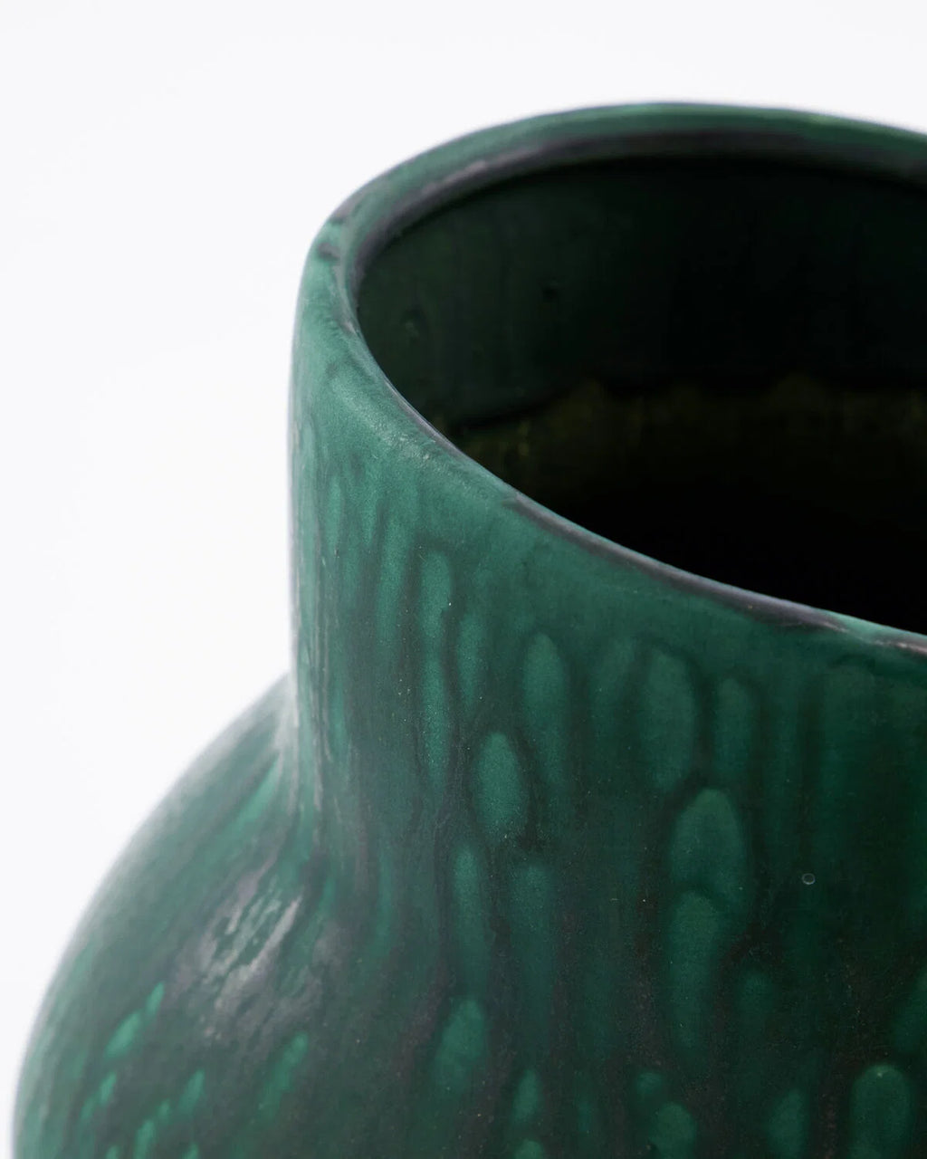 Green Disc Vase