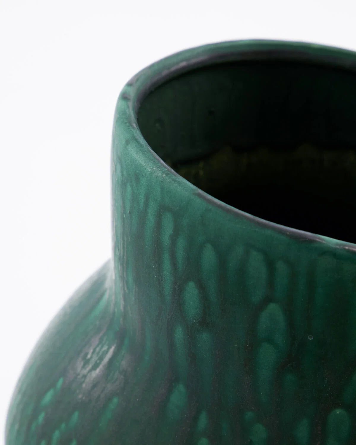 Green Disc Vase