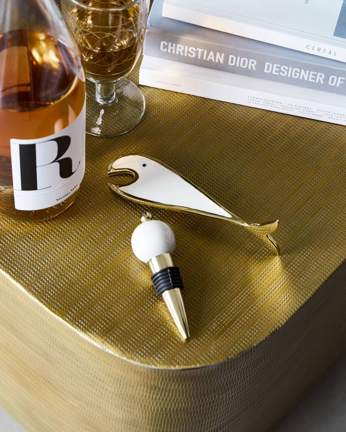 Bottle Opener and Stopper Gift Set