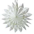 Traditional White Star Paper Decorations