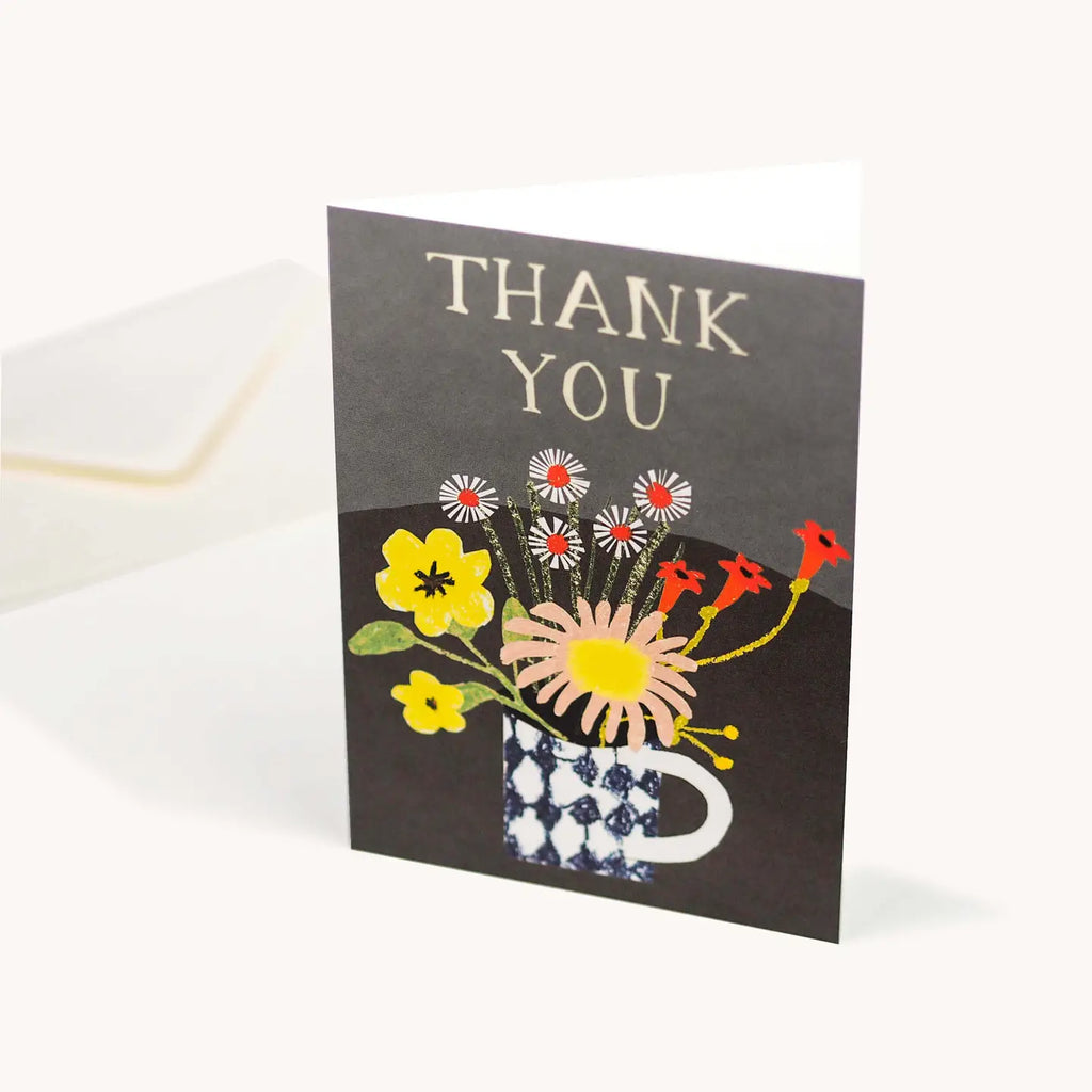 Flower Mug Thank You Card