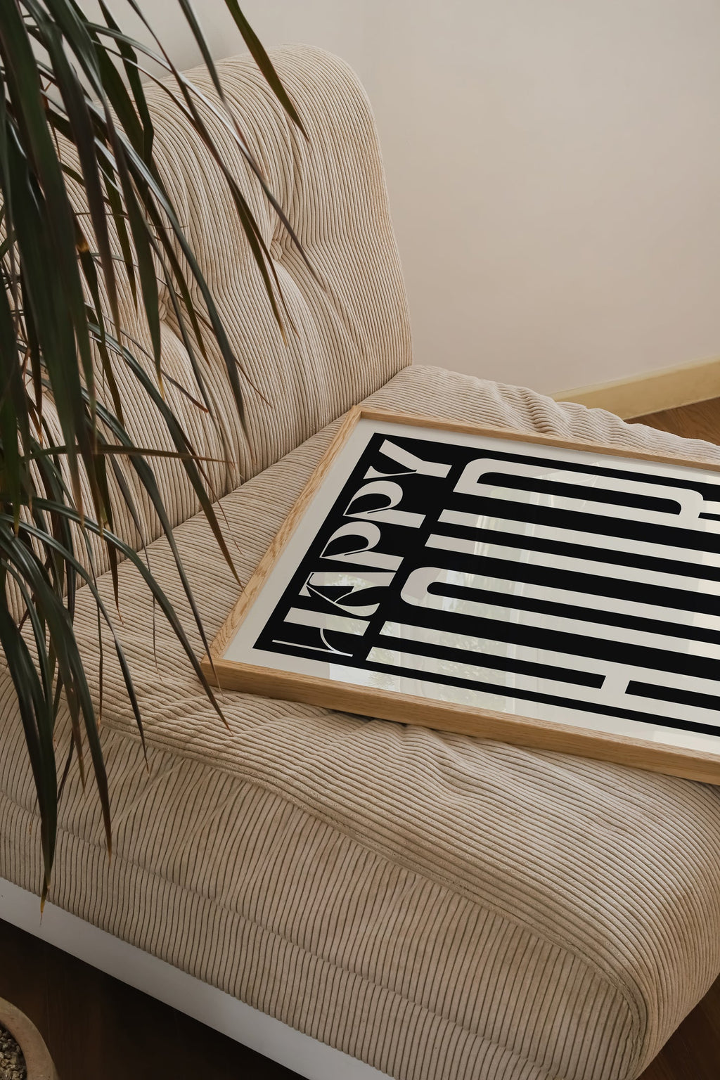 Happy Hour Print - Black & White