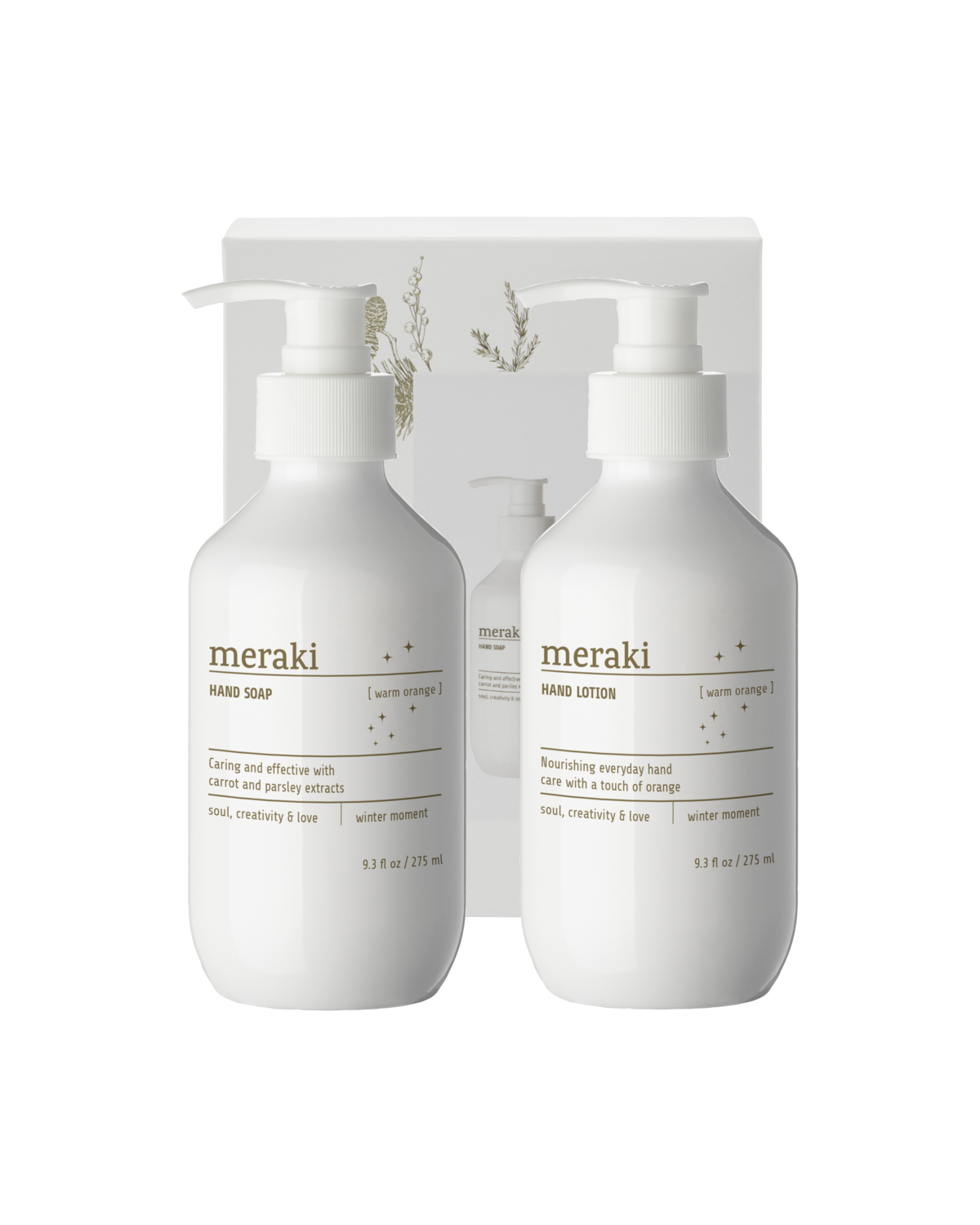 Warm Orange Winter Moments Hand Care Gift Set