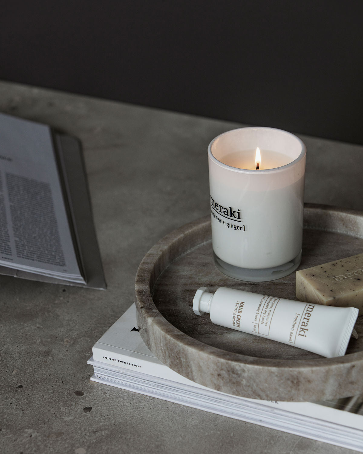 Circular Marble Tray