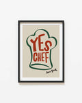 Yes Chef New York Print