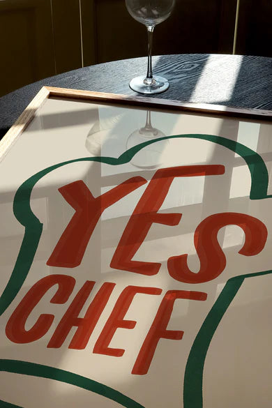 Yes Chef New York Print
