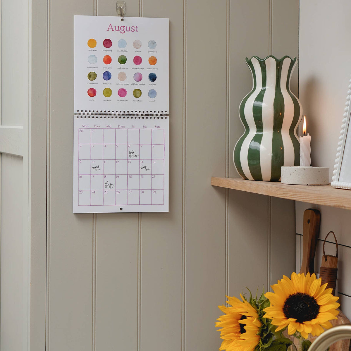 The Colours of the British Seasons - 2027 Wall Calendar