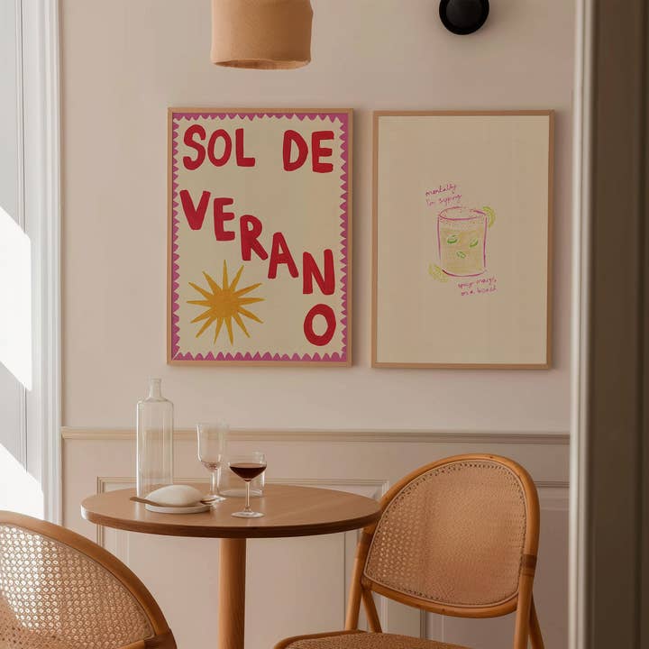 Mentally Sippin' Spicy Margs Print