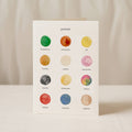 Good Luck Colour Palette Card