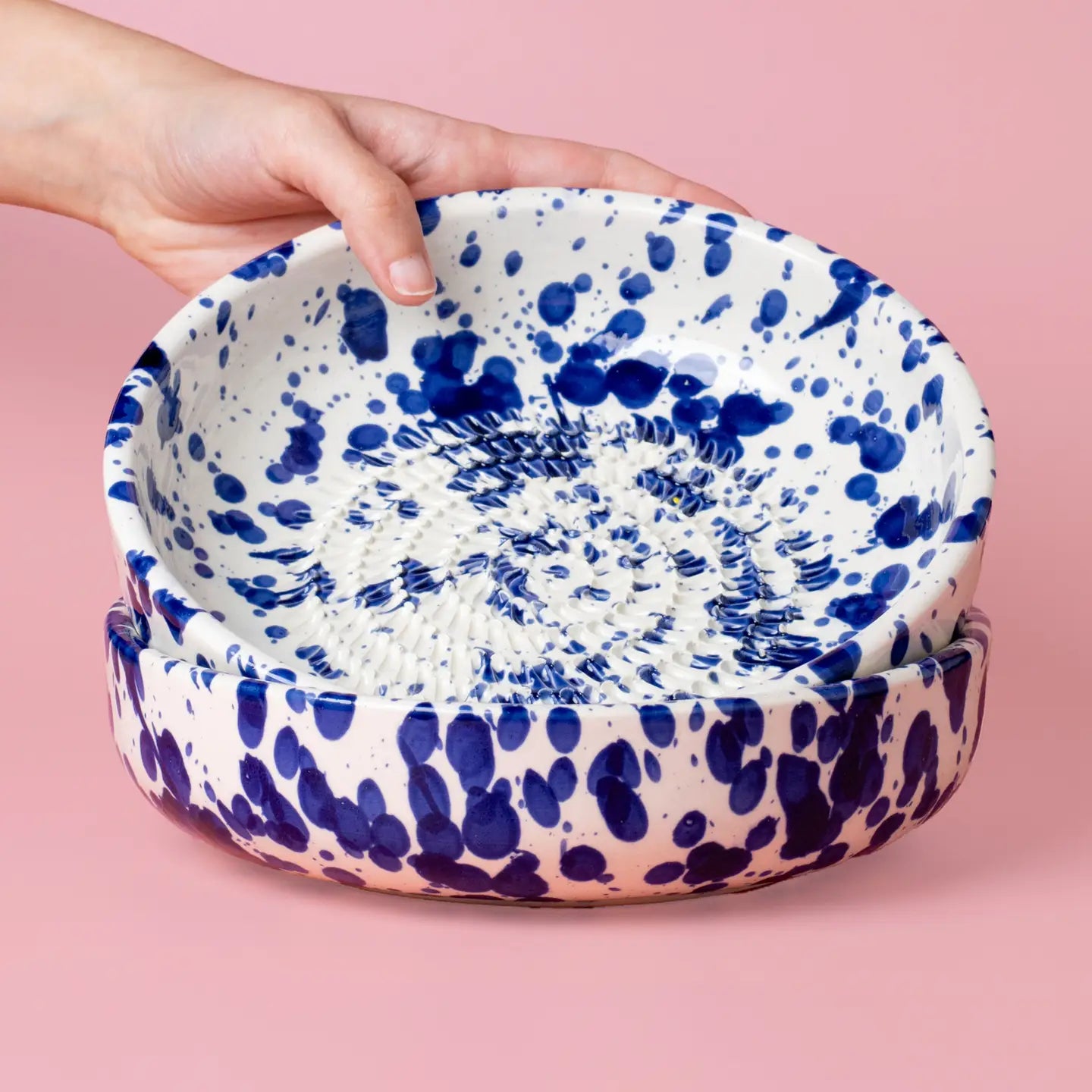 Large Ceramic Grater Bowl