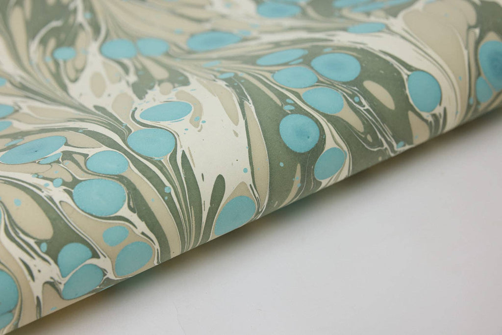 Cosmos Ocean Hand Marbled Gift Wrap