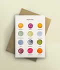 The Colours of September Greetings Card