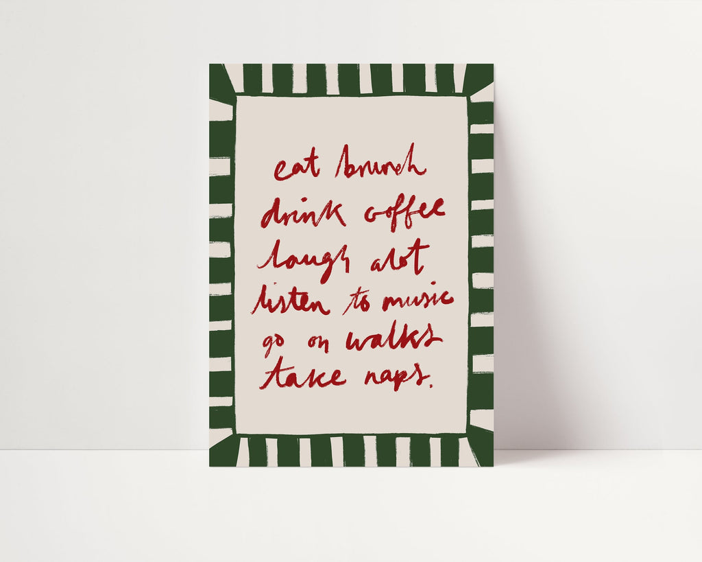 Eat Brunch Print