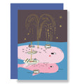 Love You Mum Whale Card