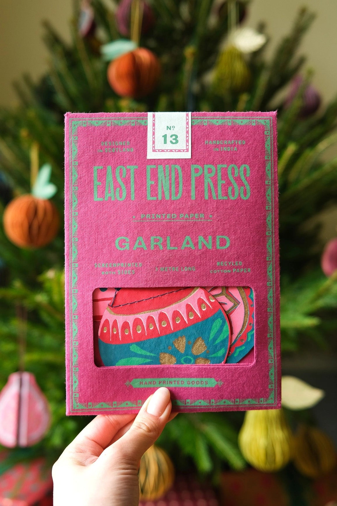 Baubles Sewn Garland