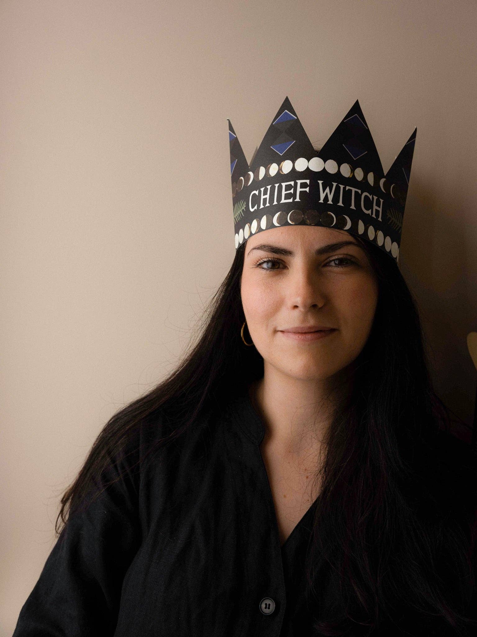 Chief Witch Party Hat / Greetings Card